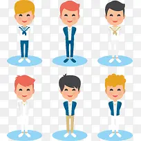 矢量手绘卡通男生-空若网 矢量手绘卡通男生-空若网