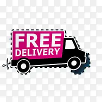 快递包邮时尚英文汽车元素-空若网 快递包邮时尚英文汽车元素-空若网