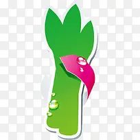 可爱蔬菜箭头贴纸标签矢量图下载-空若网 可爱蔬菜箭头贴纸标签矢量图下载-空若网