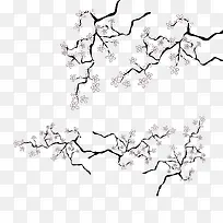 矢量梅花树-空若网 矢量梅花树-空若网