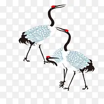 手绘白鹤-空若网 手绘白鹤-空若网