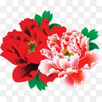 彩色祥和牡丹花开-空若网 彩色祥和牡丹花开-空若网