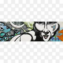 墙上多彩涂鸦绘画创意设计-空若网 墙上多彩涂鸦绘画创意设计-空若网