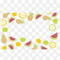 美味夏天水果花纹-空若网 美味夏天水果花纹-空若网