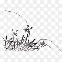 水墨小草-空若网 水墨小草-空若网