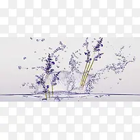 薰衣草化妆品背景-空若网 薰衣草化妆品背景-空若网