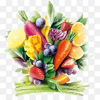 蔬菜水果集合主题-空若网 蔬菜水果集合主题-空若网