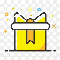 扁平化礼物盒PNG下载-空若网 扁平化礼物盒PNG下载-空若网