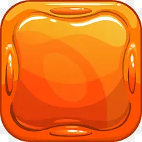 橙色方块糖果甜品-空若网 橙色方块糖果甜品-空若网