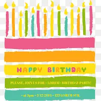 矢量可爱蜡烛-空若网 矢量可爱蜡烛-空若网