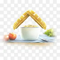 杯子饼干早餐生活-空若网 杯子饼干早餐生活-空若网