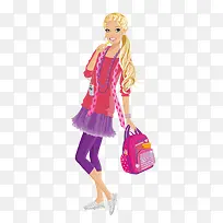 矢量时尚青春半身裙女孩-空若网 矢量时尚青春半身裙女孩-空若网