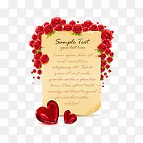 情人节情书免抠下载-空若网 情人节情书免抠下载-空若网