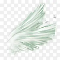 白色手绘羽毛翅膀七夕情人节-空若网 白色手绘羽毛翅膀七夕情人节-空若网