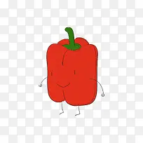 红色卡通辣椒-空若网 红色卡通辣椒-空若网