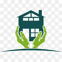 手捧房子素材图片-空若网 手捧房子素材图片-空若网