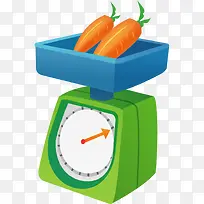 卡通公平称称蔬菜胡萝卜-空若网 卡通公平称称蔬菜胡萝卜-空若网