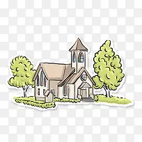 手绘别墅-空若网 手绘别墅-空若网