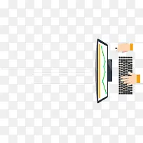 人在电脑前敲键盘-空若网 人在电脑前敲键盘-空若网