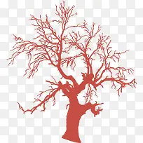 残败的洋槐树-空若网 残败的洋槐树-空若网