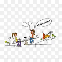 卡通儿童插画-空若网 卡通儿童插画-空若网