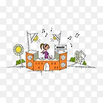 卡通儿童插画-空若网 卡通儿童插画-空若网