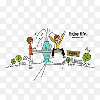 卡通儿童插画-空若网 卡通儿童插画-空若网