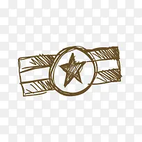 手绘肩章-空若网 手绘肩章-空若网