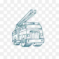 手绘卡车-空若网 手绘卡车-空若网