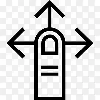 一个手指滑动图标-空若网 一个手指滑动图标-空若网