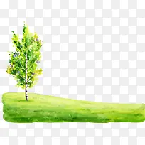 树和草地-空若网 树和草地-空若网