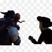 卡通人物背影-空若网 卡通人物背影-空若网