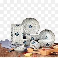 两人食陶瓷碗碟盘餐具套装-空若网 两人食陶瓷碗碟盘餐具套装-空若网