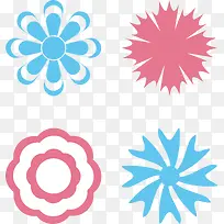 多彩的剪纸画矢量图-空若网 多彩的剪纸画矢量图-空若网