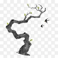 手绘枯树-空若网 手绘枯树-空若网