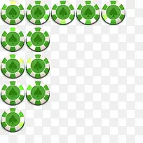 绿色排列按钮-空若网 绿色排列按钮-空若网