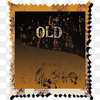 不规则边锈迹橙色黑色层次-空若网 不规则边锈迹橙色黑色层次-空若网