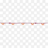 手工纺织橙色花纹装饰花边-空若网 手工纺织橙色花纹装饰花边-空若网