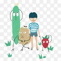 卡通蔬菜水果-空若网 卡通蔬菜水果-空若网