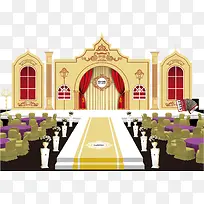 婚礼会场PNG矢量元素-空若网 婚礼会场PNG矢量元素-空若网