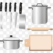 矢量手绘厨房用品-空若网 矢量手绘厨房用品-空若网