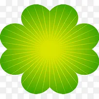 中心发光的四叶草-空若网 中心发光的四叶草-空若网