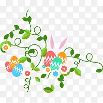 复活节多彩树藤彩蛋-空若网 复活节多彩树藤彩蛋-空若网