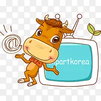 卡通马和电视-空若网 卡通马和电视-空若网