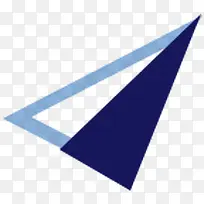 蓝色三角形卡通飞机团队-空若网 蓝色三角形卡通飞机团队-空若网