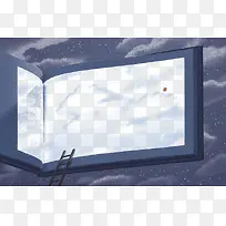 书本插画-空若网 书本插画-空若网