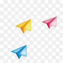 彩色纸飞机-空若网 彩色纸飞机-空若网