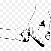 高清摄影手绘父子俩手牵手-空若网 高清摄影手绘父子俩手牵手-空若网