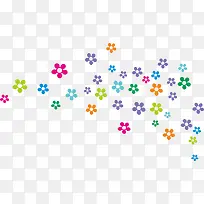 彩色花朵漂浮-空若网 彩色花朵漂浮-空若网
