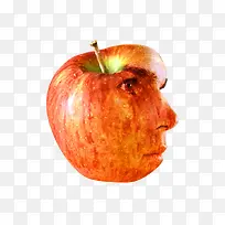 创意人脸苹果-空若网 创意人脸苹果-空若网